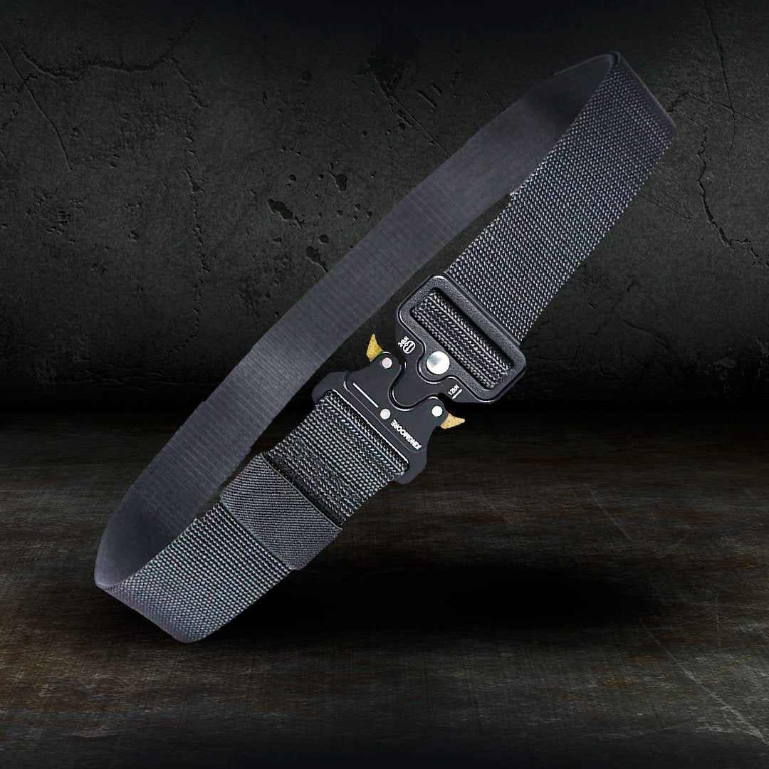 Black Tactical Belt Heavy Duty - TX Tactic Pro