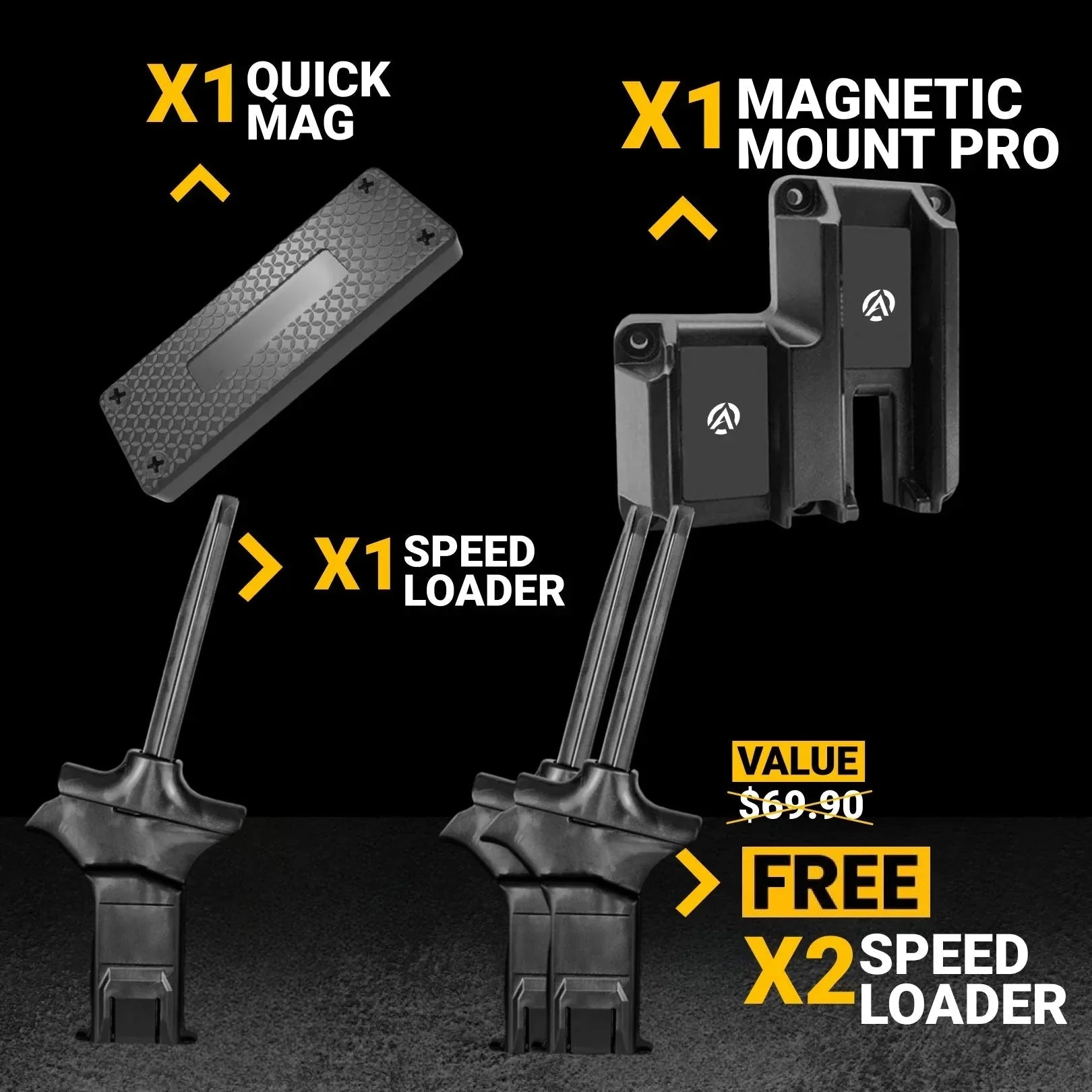 Magnetic Mount Pro - Elite Pack - TX Tactic Pro